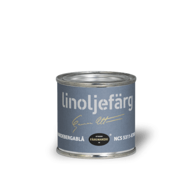 Linoljefärg Hardebergablå 0,1 L