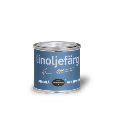 Linoljefärg Bergblå 0,1 L