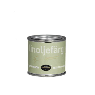Linoljefärg Ribbangrön 0,1 L