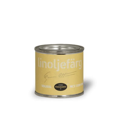 Linoljefärg Solgul 0,1 L