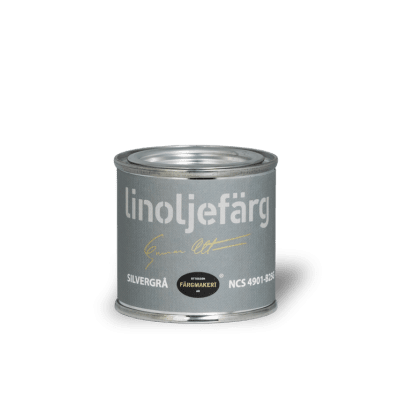Linoljefärg Silvergrå 0,1 L
