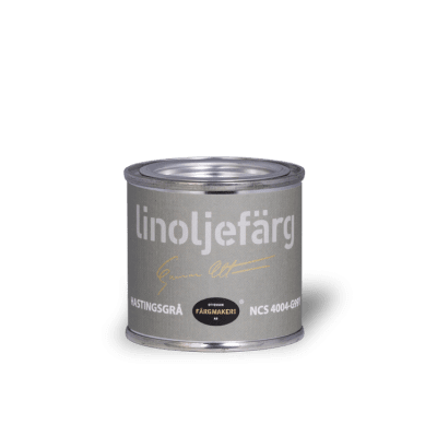 Linoljefärg Hastingsgrå 0,1 L
