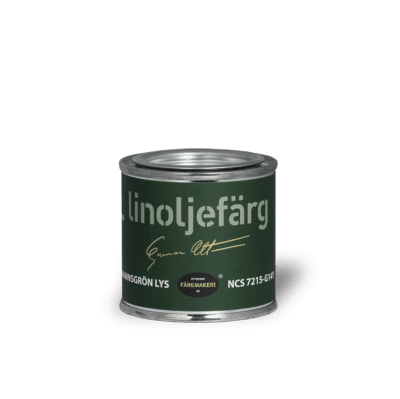 Linoljefärg Köpenhamnsgrön LYS 0,1 L