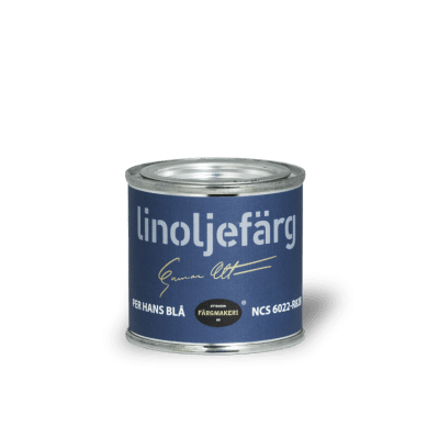 Linoljefärg Per Hansblå 0,1 L