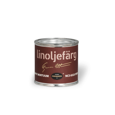 Linoljefärg Caput Mortuum 0,1 L