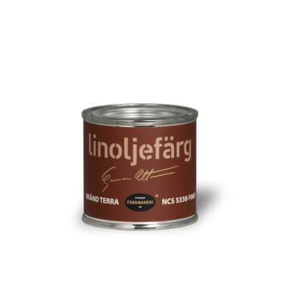 Linoljefärg Bränd Terra 0,1 L