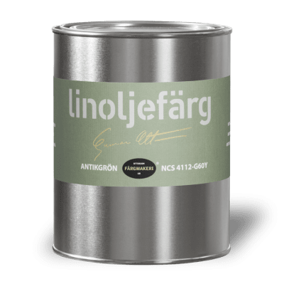 Linoljefärg Antikgrön 1 L