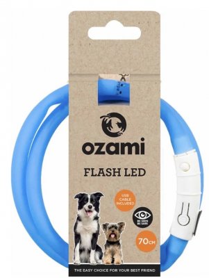 HALSBAND FLASH BLÅ 70 CM