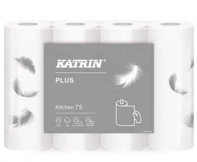 HUSHÅLLSPAPPER KATRIN PLUS 4-PACK