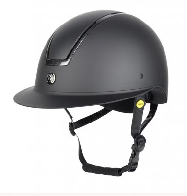 Ridhjälm matt granitS mips