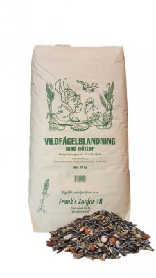 VILDFÅGELBL. m/nötter 25 kg